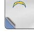 NFL Los Angeles Chargers White Striped Galaxy Z Fold5 5G Skin